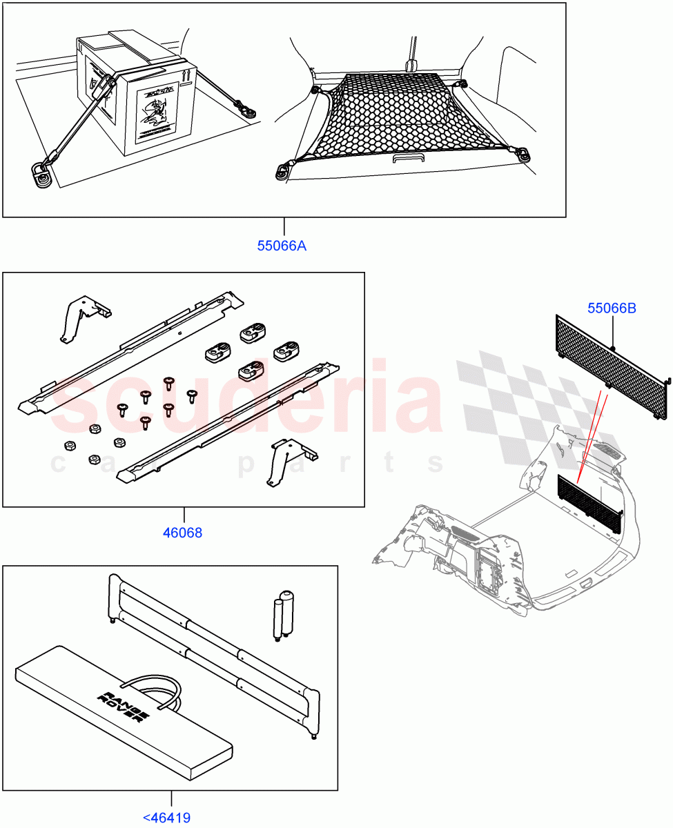 Load Retention Systems(Accessory) of Land Rover Land Rover Range Rover (2012-2021) [3.0 Diesel 24V DOHC TC]