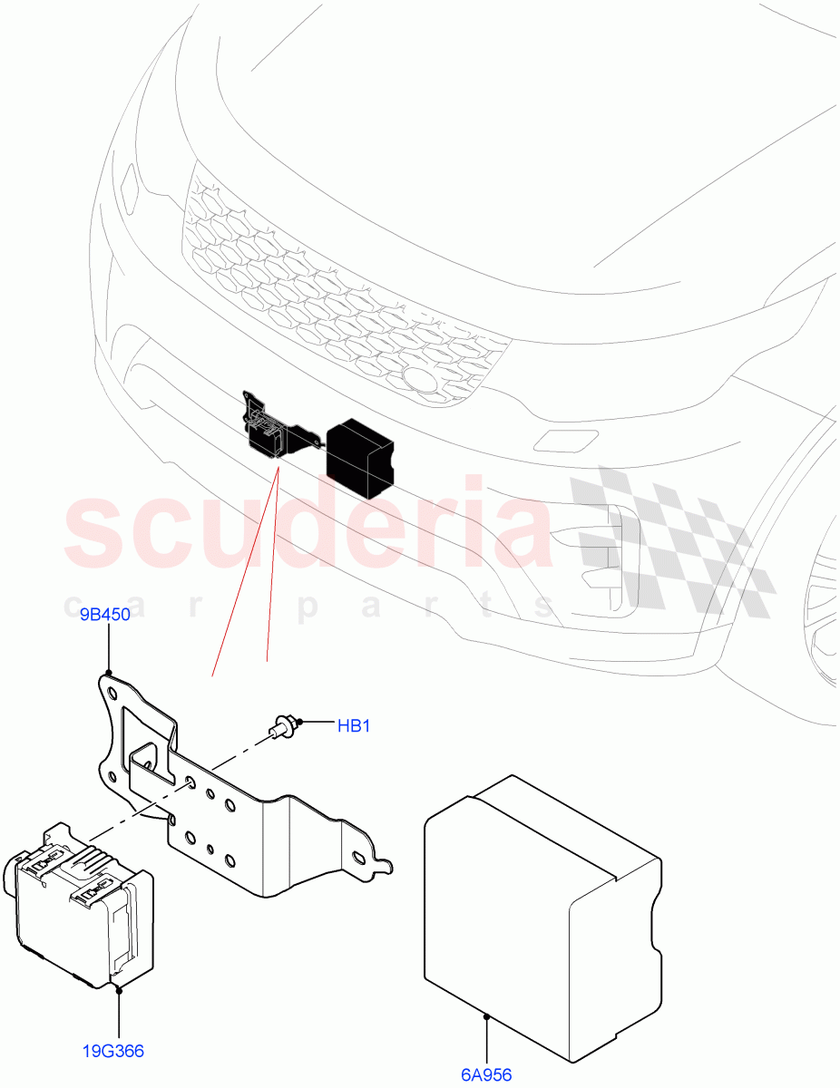 Speed Control (3.0L AJ20D6 Diesel High, Adaptive Cruise Control with Stg As, ACC + Stop/go + Cra) ((V) FROMM2000001) of Land Rover Land Rover Discovery 5 (2017+) [3.0 I6 Turbo Diesel AJ20D6]