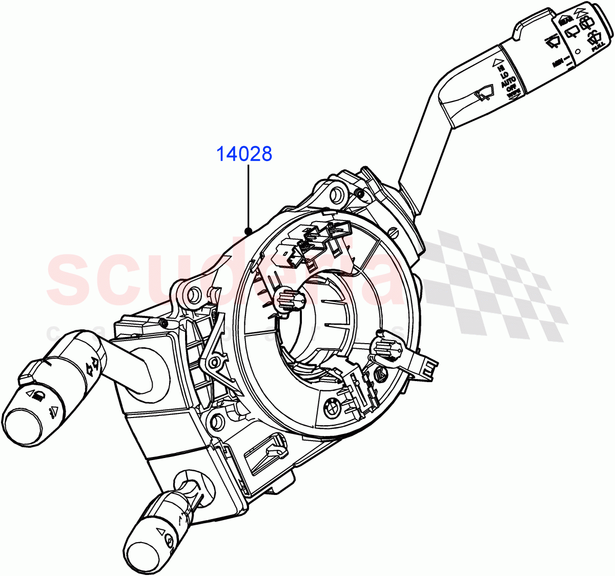 Switches(Steering Column)((V)FROMAA000001) of Land Rover Land Rover Range Rover (2010-2012) [3.6 V8 32V DOHC EFI Diesel]