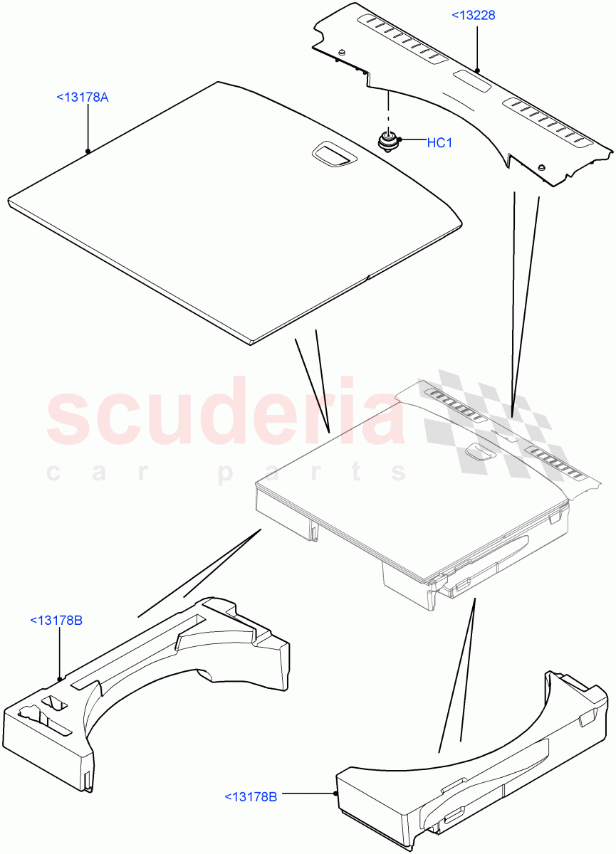 Load Compartment Trim(Floor)(Changsu (China))((V)FROMEG000001) of Land Rover Land Rover Range Rover Evoque (2012-2018) [2.0 Turbo Diesel]