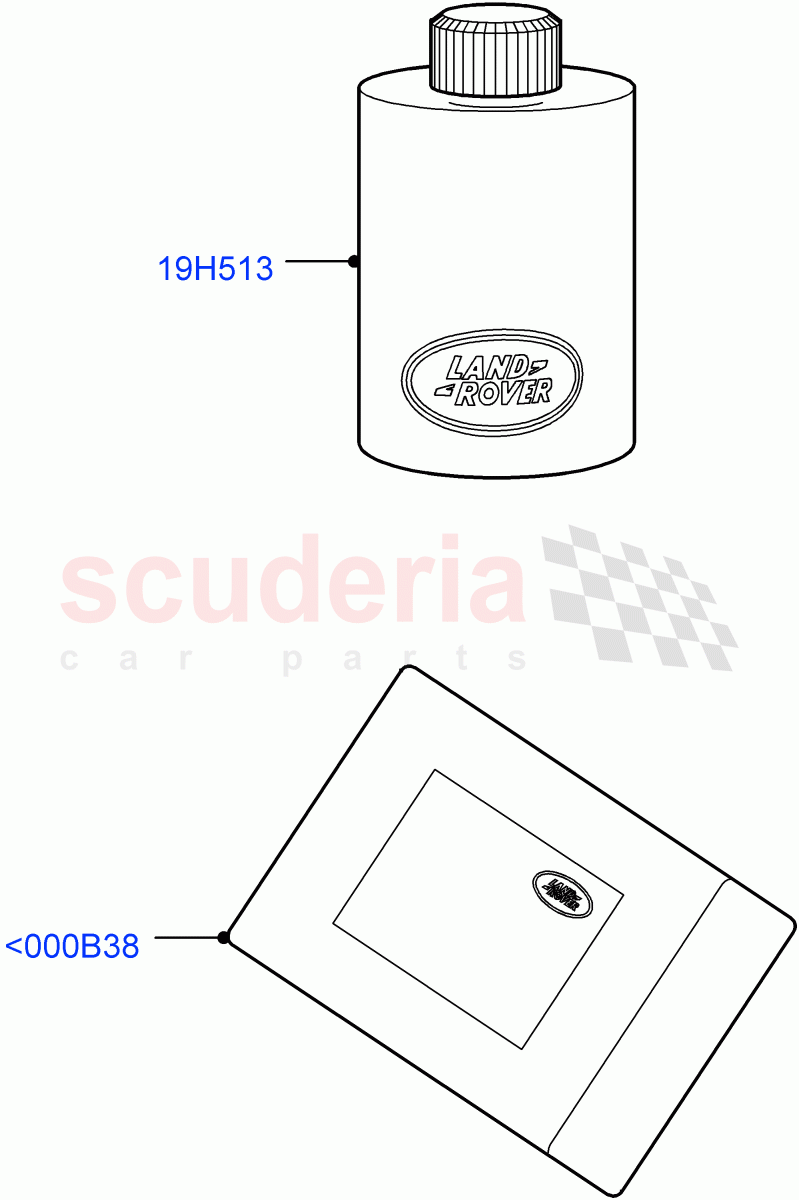 Cleaning Accessories(Interior, Accessory)(Halewood (UK),Itatiaia (Brazil)) of Land Rover Land Rover Discovery Sport (2015+) [2.0 Turbo Diesel]