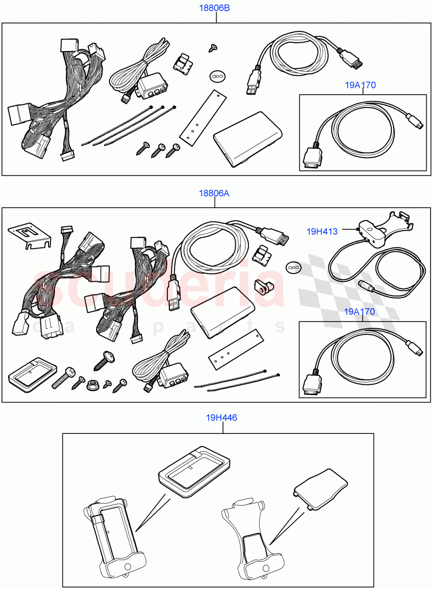 Audio Equipment - Accessory(Accessory) of Land Rover Land Rover Range Rover Sport (2005-2009) [2.7 Diesel V6]