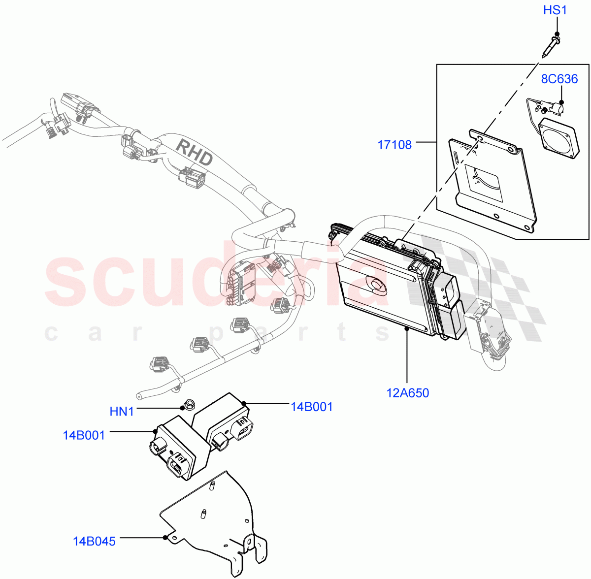 Engine Modules And Sensors(4.4L DOHC DITC V8 Diesel)((V)FROMBA000001) of Land Rover Land Rover Range Rover (2010-2012) [4.4 DOHC Diesel V8 DITC]