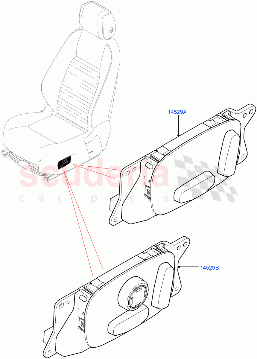 Switches(Seats)(Itatiaia (Brazil))((V)FROMGT000001) of Land Rover Land Rover Discovery Sport (2015+) [2.0 Turbo Petrol AJ200P]