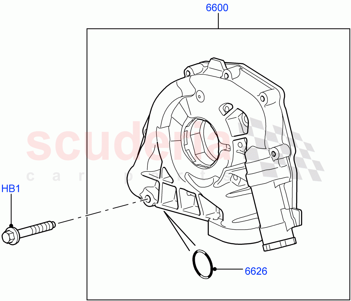 Oil Pump(AJ Petrol 4.2 V8 Supercharged) of Land Rover Land Rover Range Rover Sport (2005-2009) [4.2 Petrol V8 Supercharged]