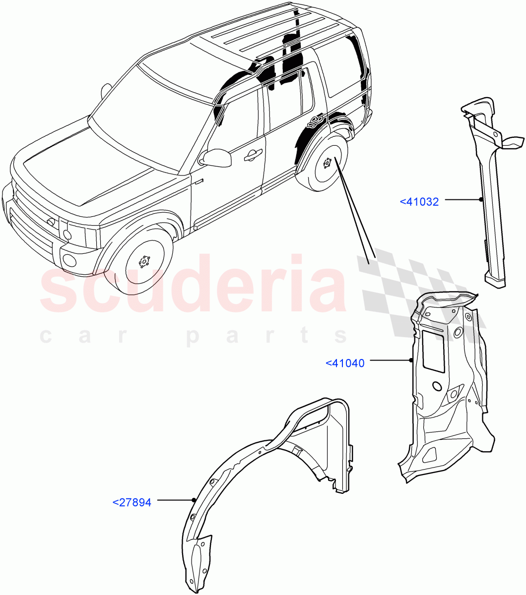 Side Panels - Outer((V)FROMAA000001) of Land Rover Land Rover Discovery 4 (2010-2016) [2.7 Diesel V6]