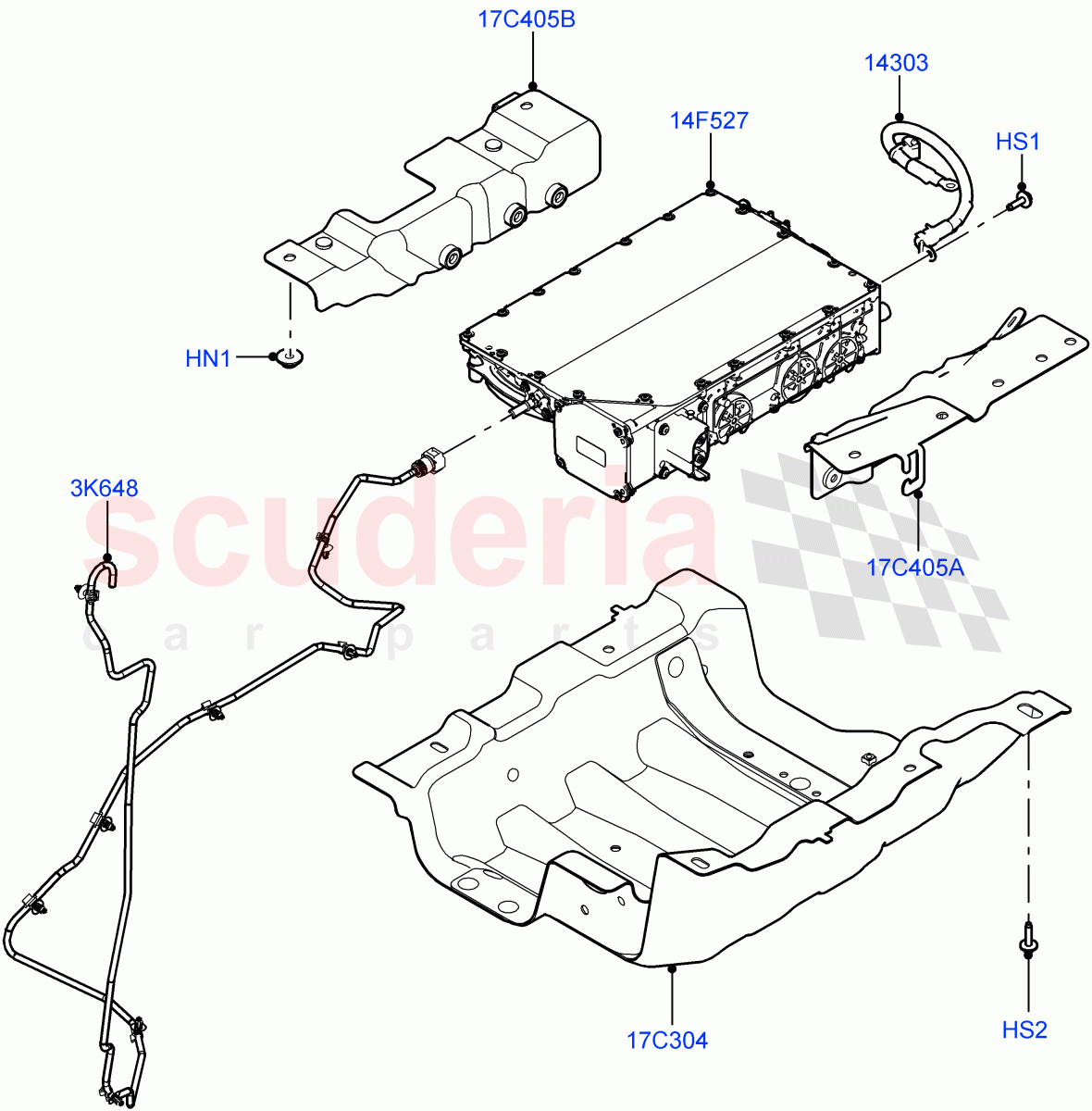 Hybrid Electrical Modules (Inverter) (Electric Engine Battery-PHEV) ((V) FROMM2000001) of Land Rover Land Rover Defender (2020+) [2.0 Turbo Diesel]