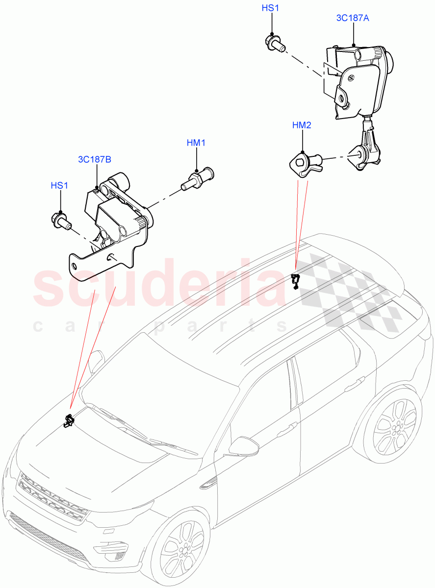 Automatic Headlamp Levelling System(Itatiaia (Brazil))((V)FROMGT000001) of Land Rover Land Rover Discovery Sport (2015+) [2.0 Turbo Petrol GTDI]