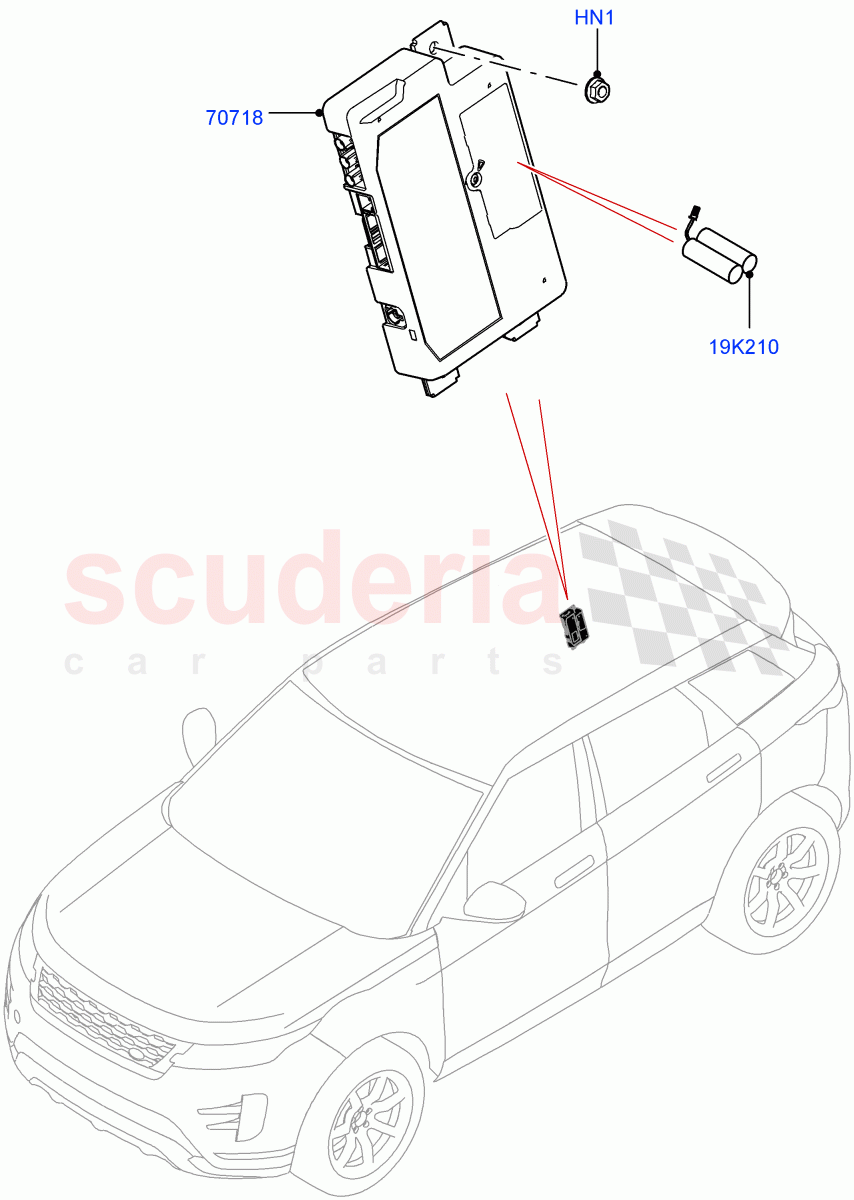 Telematics (Itatiaia (Brazil)) of Land Rover Land Rover Range Rover Evoque (2019+) [2.0 Turbo Diesel]
