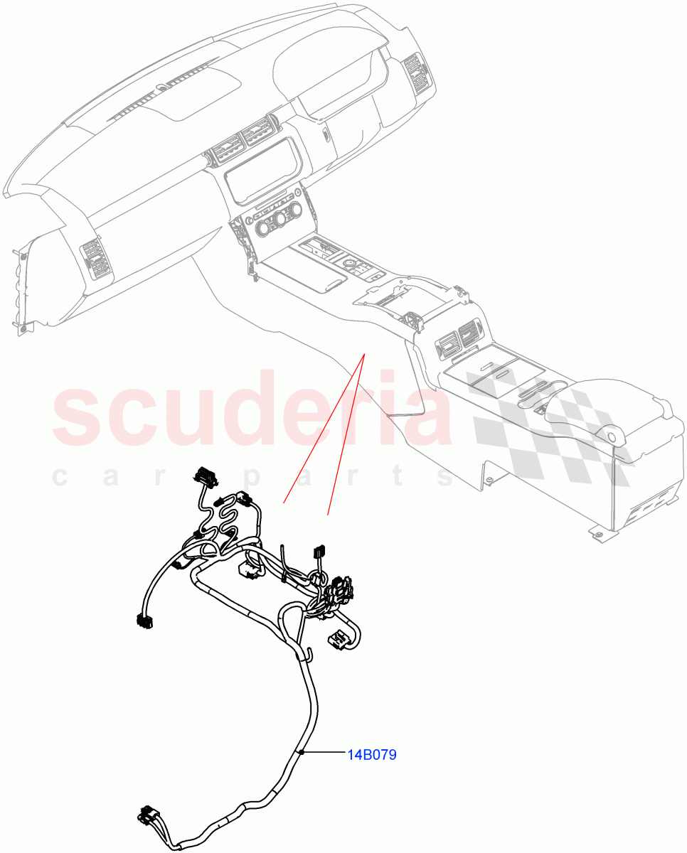 Electrical Wiring - Engine And Dash(Console)((V)FROMJA000001) of Land Rover Land Rover Range Rover (2012-2021) [3.0 DOHC GDI SC V6 Petrol]