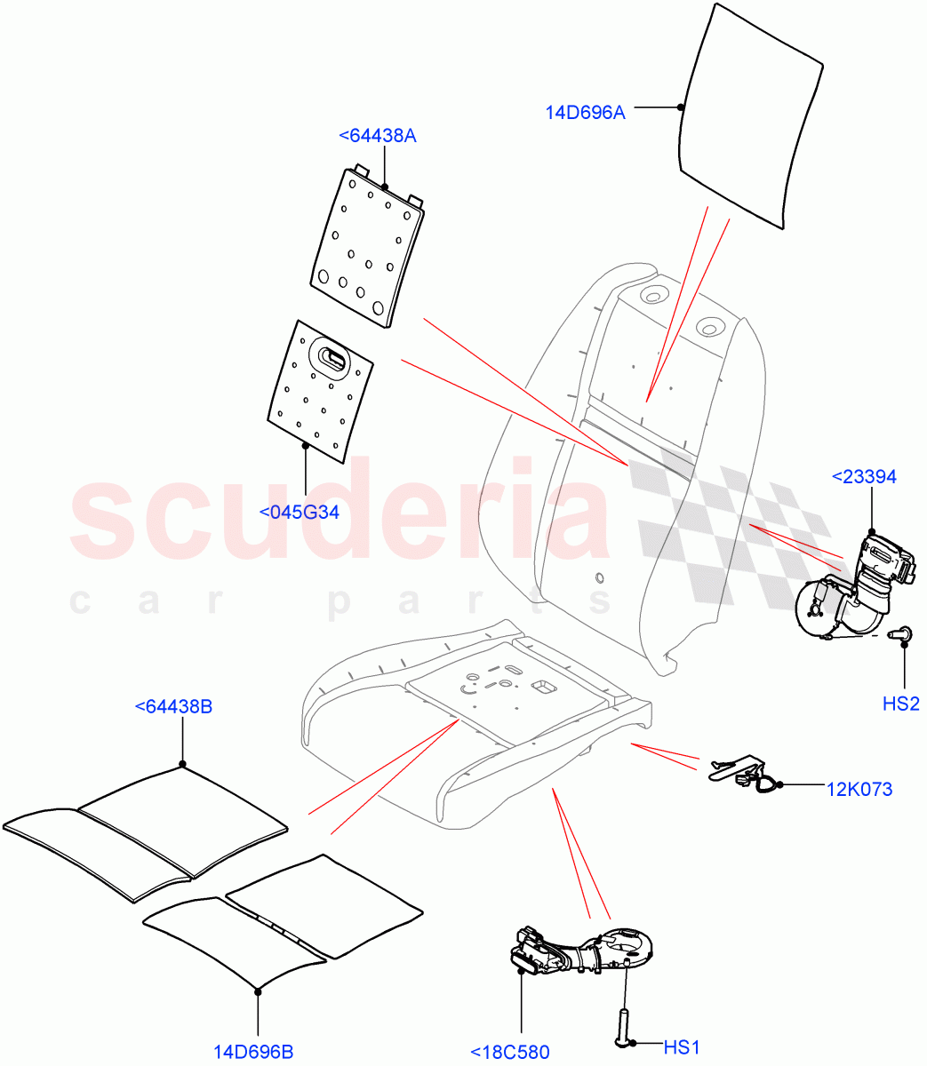 Front Seat Pads/Valances & Heating (Heating) (Changsu (China)) ((V) FROMKG446857) of Land Rover Land Rover Discovery Sport (2015+) [2.2 Single Turbo Diesel]