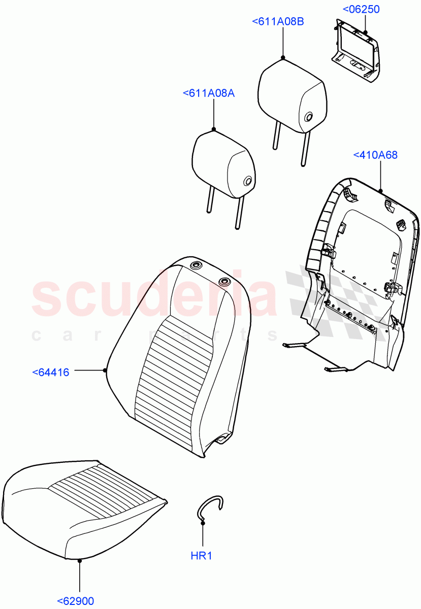 Front Seat Covers(Windsor Leather,Itatiaia (Brazil))((V)FROMGT000001) of Land Rover Land Rover Discovery Sport (2015+) [1.5 I3 Turbo Petrol AJ20P3]