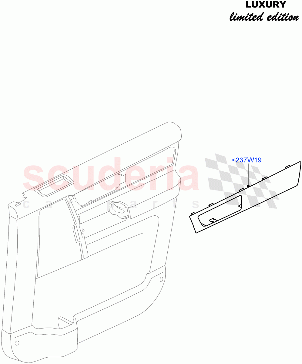 Front Door Trim Installation((V)FROMCA000001) of Land Rover Land Rover Discovery 4 (2010-2016) [3.0 Diesel 24V DOHC TC]