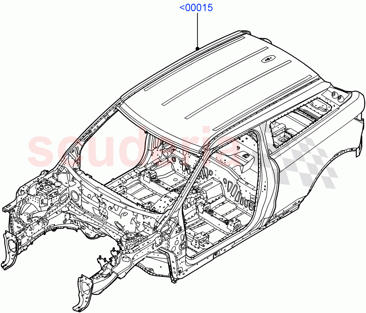 Bodyshell(3 Door,Halewood (UK)) of Land Rover Land Rover Range Rover Evoque (2012-2018) [2.0 Turbo Petrol AJ200P]