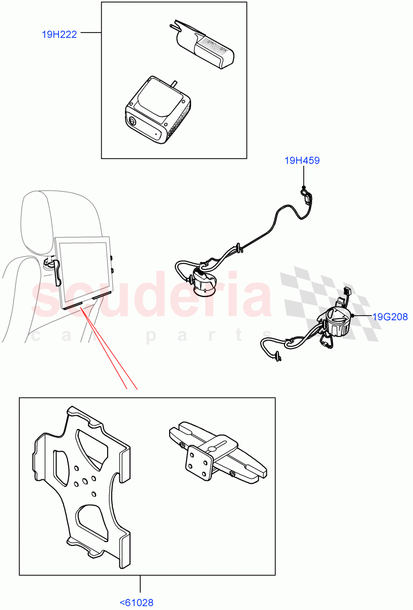 Enhanced Entertainment Systems(Solihull Plant Build, Nitra Plant Build) of Land Rover Land Rover Discovery 5 (2017+) [3.0 I6 Turbo Petrol AJ20P6]