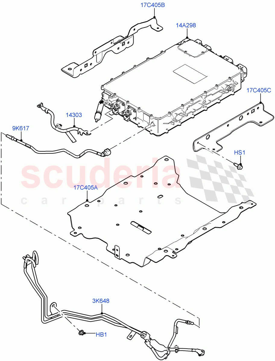 Hybrid Electrical Modules(Onboard Battery Charger And Charge Inlet)(Changsu (China),Electric Engine Battery-PHEV)((V)FROMMG575835) of Land Rover Land Rover Range Rover Evoque (2019+) [2.0 Turbo Petrol AJ200P]