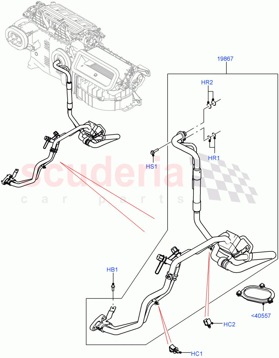 Air Conditioning Condensr/Compressr(With Front Comfort Air Con (IHKA),Electric Engine Battery-MHEV,With Air Conditioning - Front/Rear)((V)FROMKA000001) of Land Rover Land Rover Range Rover (2012-2021) [3.0 Diesel 24V DOHC TC]