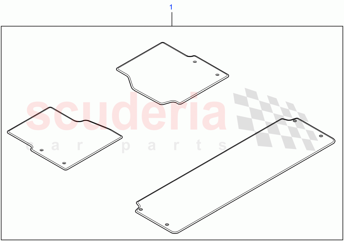 Carpets of Land Rover Land Rover Defender (2007-2016)
