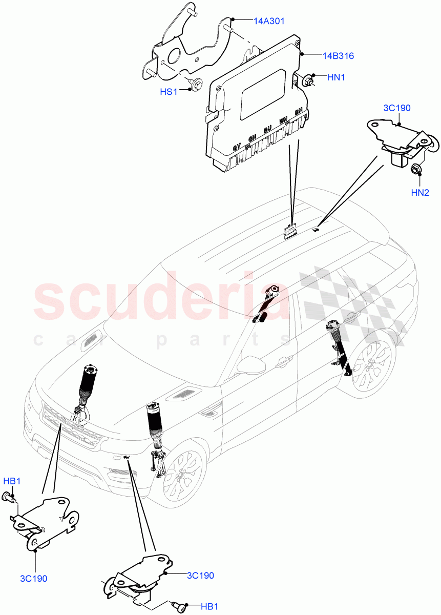 Electronic Damper Control of Land Rover Land Rover Range Rover Sport (2014+) [2.0 Turbo Diesel]