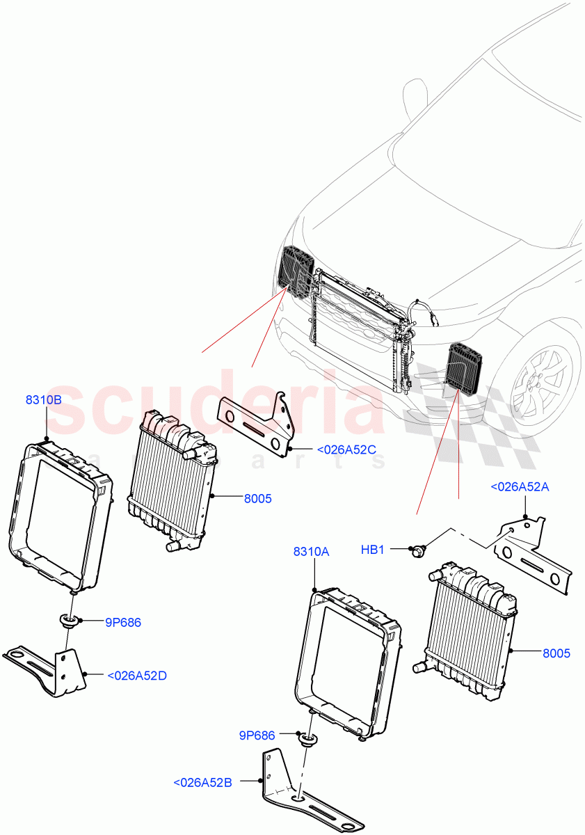 Radiator/Coolant Overflow Container(2.0L AJ20P4 Petrol High PTA,Halewood (UK),Extra High Engine Cooling) of Land Rover Land Rover Discovery Sport (2015+) [2.0 Turbo Petrol AJ200P]