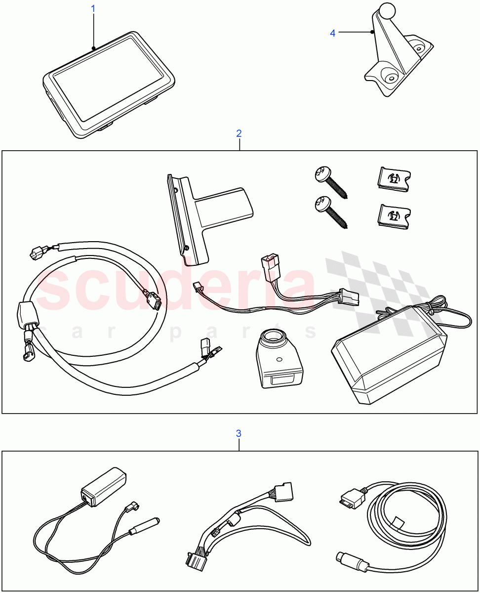 Navigation System ((V) FROM7A000001) of Land Rover Land Rover Defender (2007-2016)