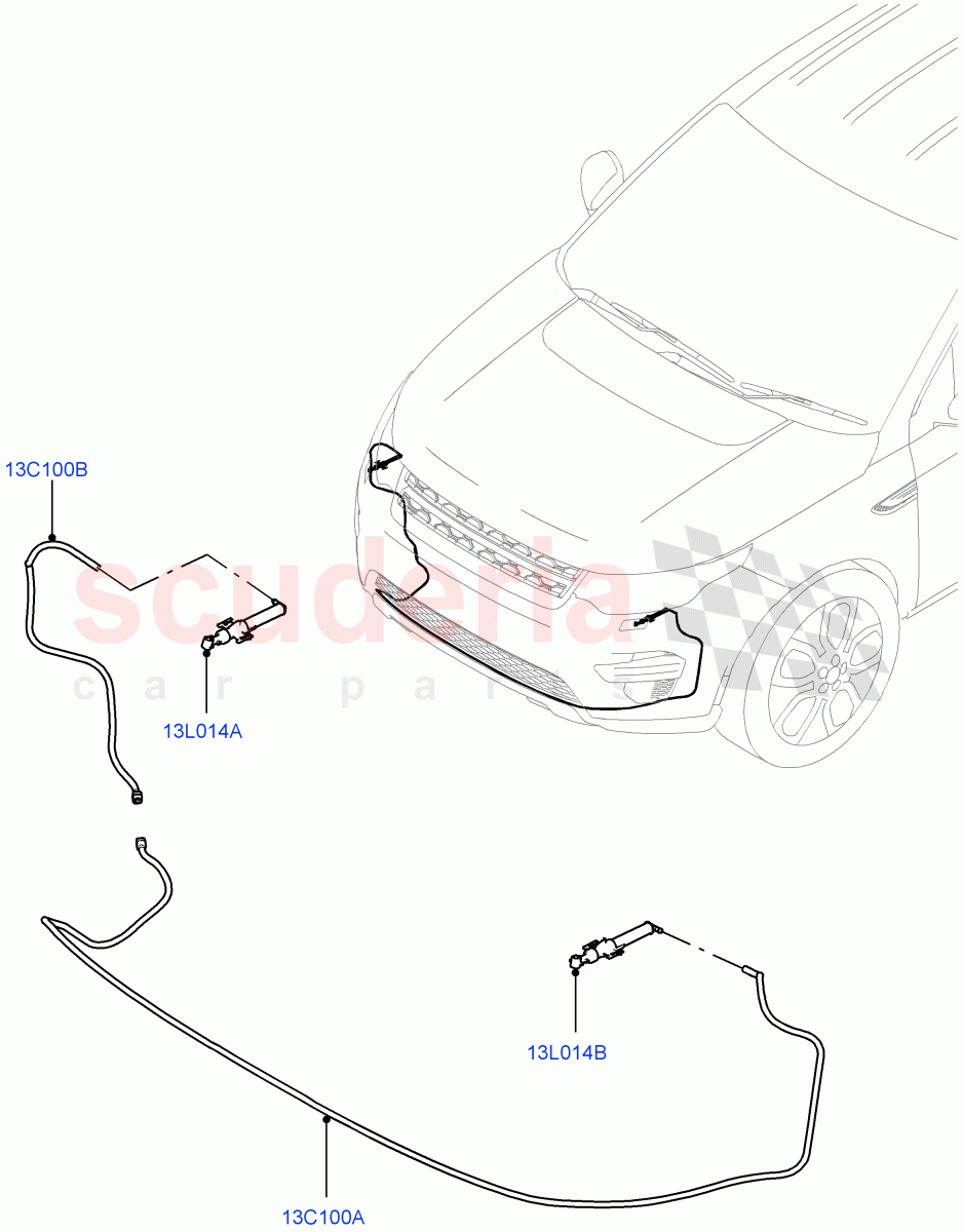 Headlamp Washer(Itatiaia (Brazil),With Headlamp Power Wash)((V)FROMGT000001) of Land Rover Land Rover Discovery Sport (2015+) [2.2 Single Turbo Diesel]