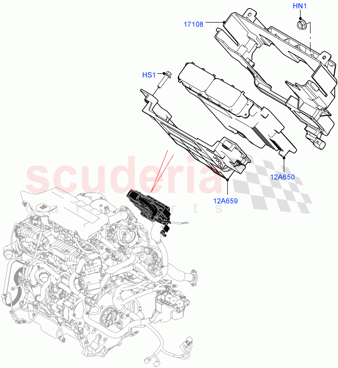 Engine Modules And Sensors(2.0L AJ20P4 Petrol High PTA,Halewood (UK),2.0L AJ20P4 Petrol E100 PTA,2.0L AJ20P4 Petrol Mid PTA) of Land Rover Land Rover Range Rover Evoque (2019+) [2.0 Turbo Petrol AJ200P]