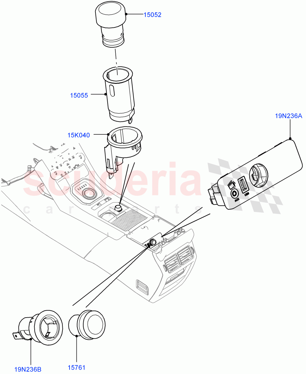 Instrument Panel Related Parts(Changsu (China))((V)FROMEG000001) of Land Rover Land Rover Range Rover Evoque (2012-2018) [2.2 Single Turbo Diesel]