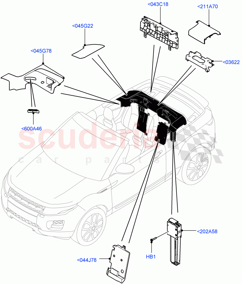 Side Trim(2 Door Convertible,Halewood (UK)) of Land Rover Land Rover Range Rover Evoque (2012-2018) [2.2 Single Turbo Diesel]