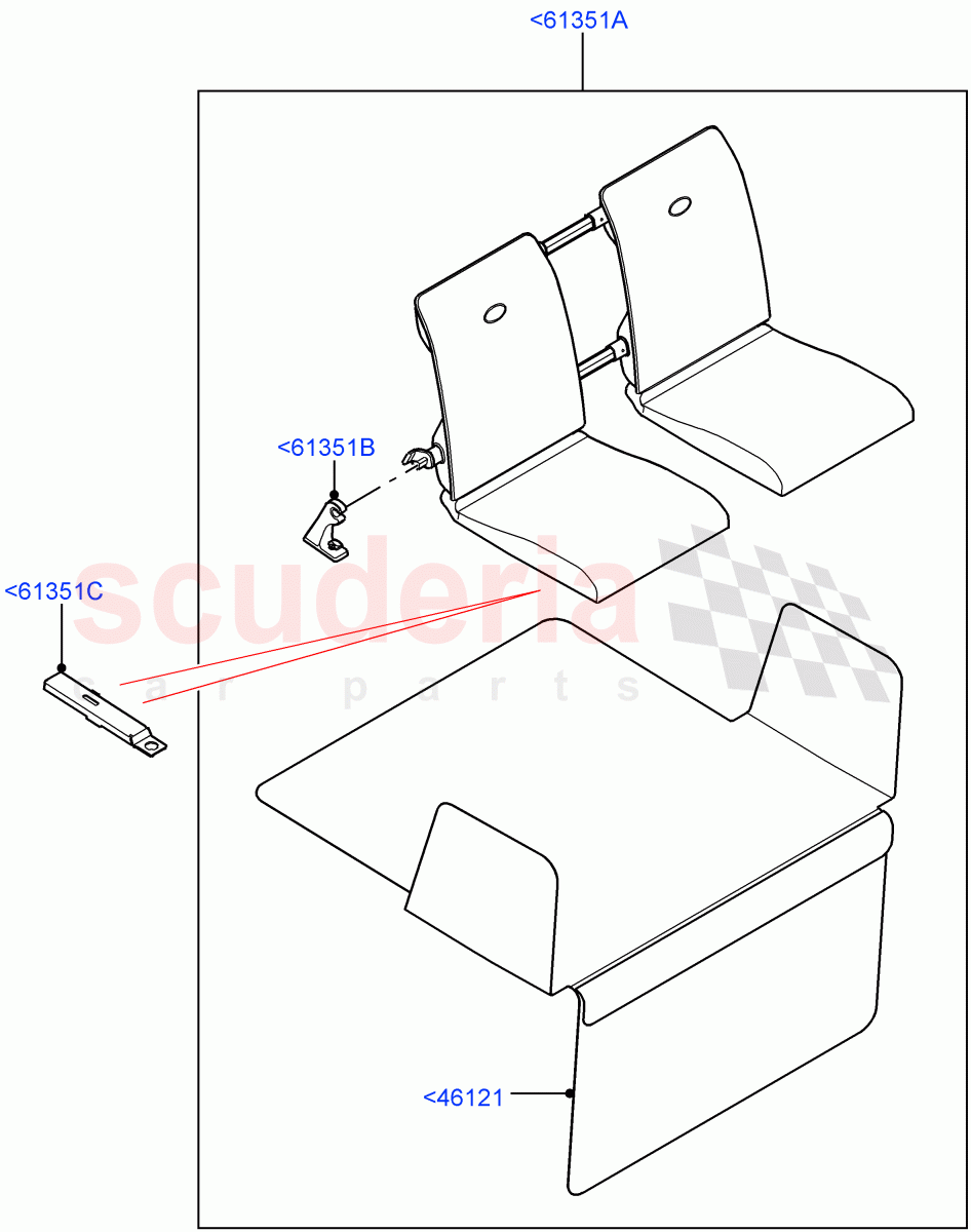 Touring Accessories(Nitra Plant Build, Tailgate Event Seating, Solihull Plant Build) of Land Rover Land Rover Discovery 5 (2017+) [3.0 DOHC GDI SC V6 Petrol]