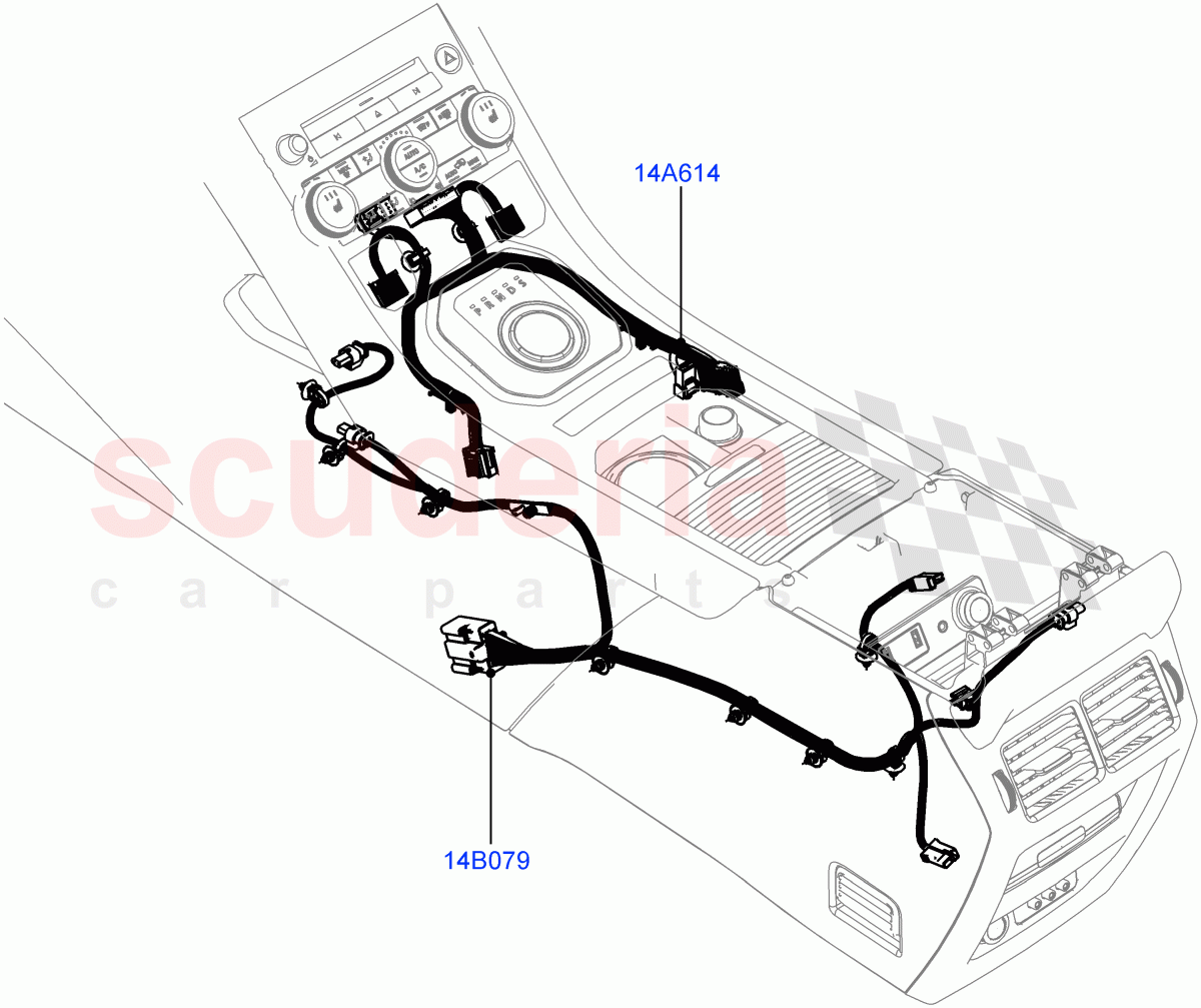 Electrical Wiring - Engine And Dash(Console)(Halewood (UK)) of Land Rover Land Rover Range Rover Evoque (2012-2018) [2.0 Turbo Diesel]