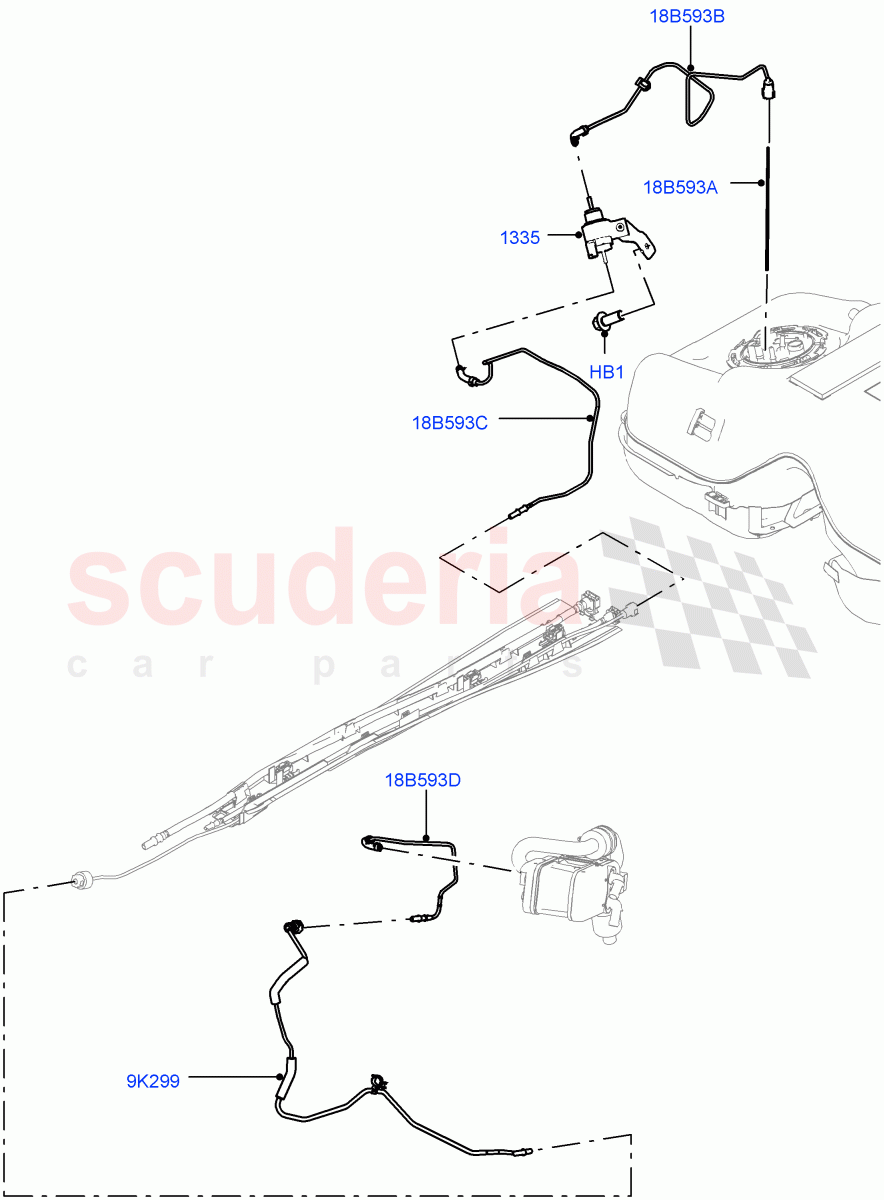 Auxiliary Fuel Fired Pre-Heater(Heater Fuel Supply)(Changsu (China),Fuel Heater W/Pk Heat Less Remote,Fuel Fired Heater With Park Heat,With Fuel Fired Heater)((V)FROMFG000001) of Land Rover Land Rover Discovery Sport (2015+) [1.5 I3 Turbo Petrol AJ20P3]