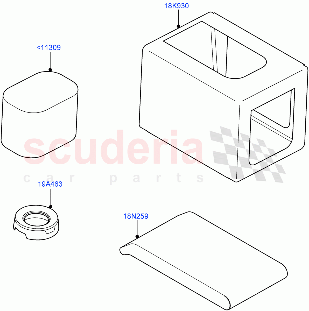 Pet Accesorries(Nitra Plant Build, Solihull Plant Build) of Land Rover Land Rover Discovery 5 (2017+) [3.0 DOHC GDI SC V6 Petrol]