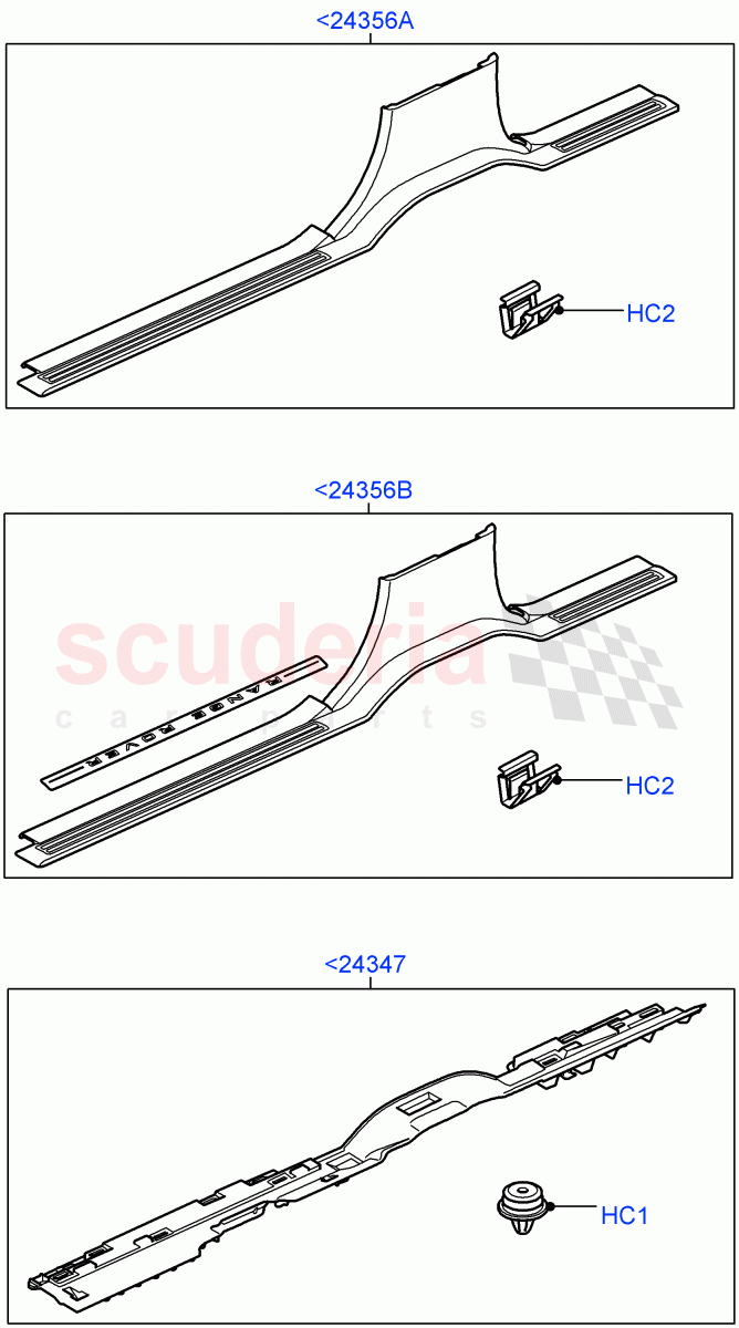 Side Trim(Sill)((V)FROMAA000001) of Land Rover Land Rover Range Rover Sport (2010-2013) [3.6 V8 32V DOHC EFI Diesel]