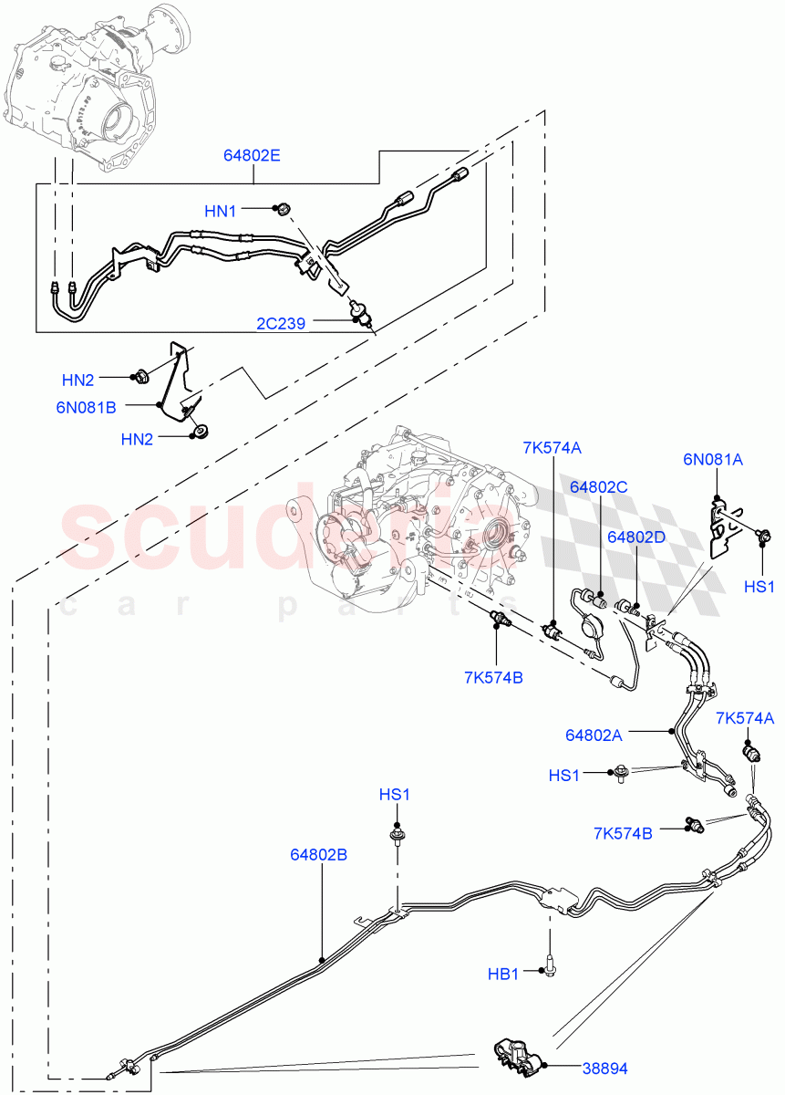 Active Driveline (Changsu (China), Dynamic Driveline) ((V) FROMFG000001) of Land Rover Land Rover Discovery Sport (2015+) [2.0 Turbo Petrol GTDI]