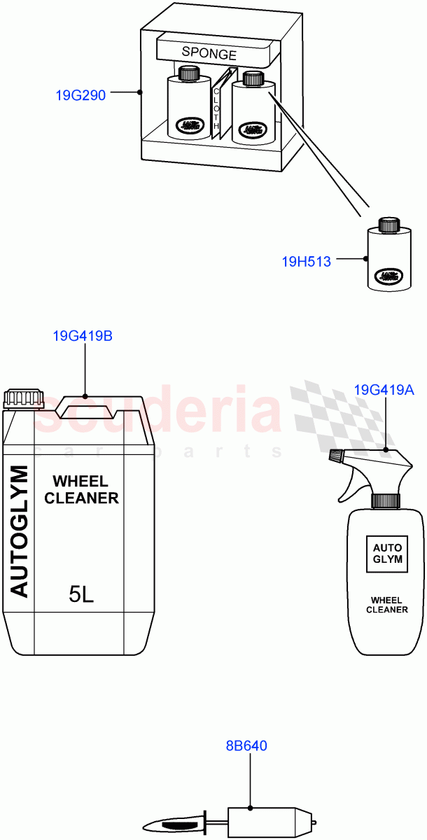 Appearance And Maintenance Aids(Accessory, Dealer Consumables)((V)FROMAA000001) of Land Rover Land Rover Range Rover (2010-2012) [3.6 V8 32V DOHC EFI Diesel]