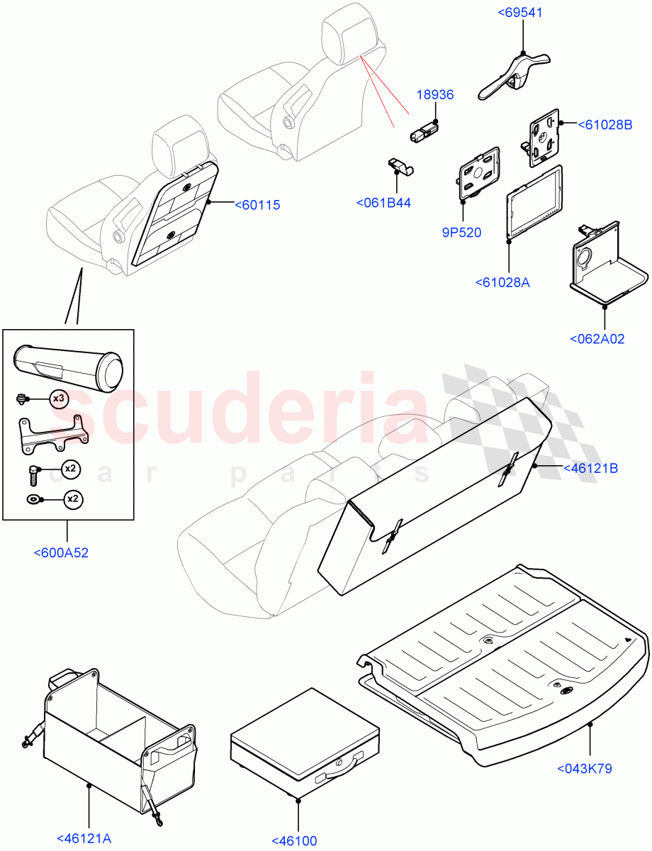 Storage (Accessory) (Halewood (UK), Itatiaia (Brazil)) of Land Rover Land Rover Discovery Sport (2015+) [2.0 Turbo Petrol GTDI]