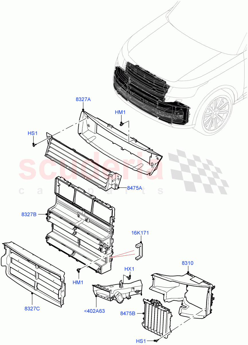 Air Deflectors of Land Rover Land Rover Range Rover (2022+) [4.4 V8 Turbo Petrol NC10]