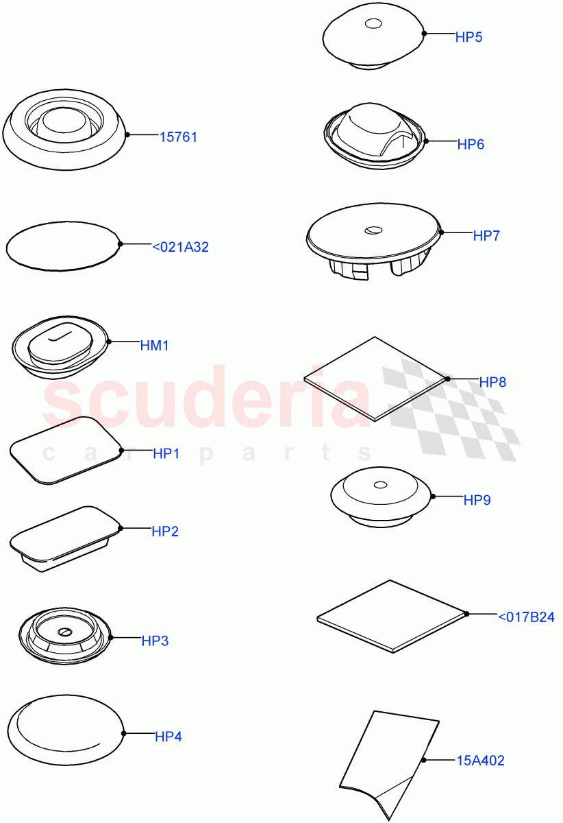 Plugs - Body of Land Rover Land Rover Defender (2020+) [5.0 OHC SGDI SC V8 Petrol]