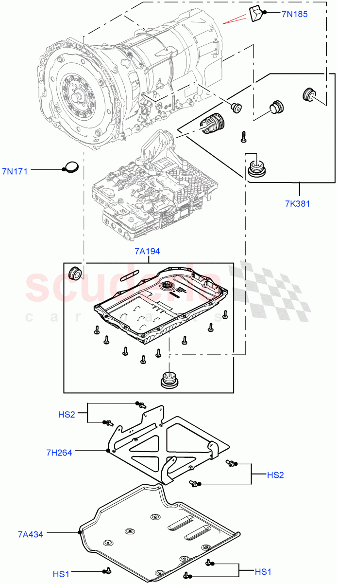 Transmission External Components of Land Rover Land Rover Range Rover Sport (2014+) [2.0 Turbo Petrol GTDI]