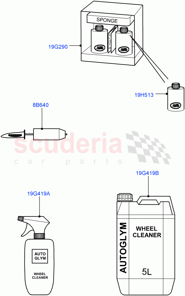 Appearance And Maintenance Aids(Accessory)((V)FROMAA000001) of Land Rover Land Rover Range Rover Sport (2010-2013) [5.0 OHC SGDI SC V8 Petrol]