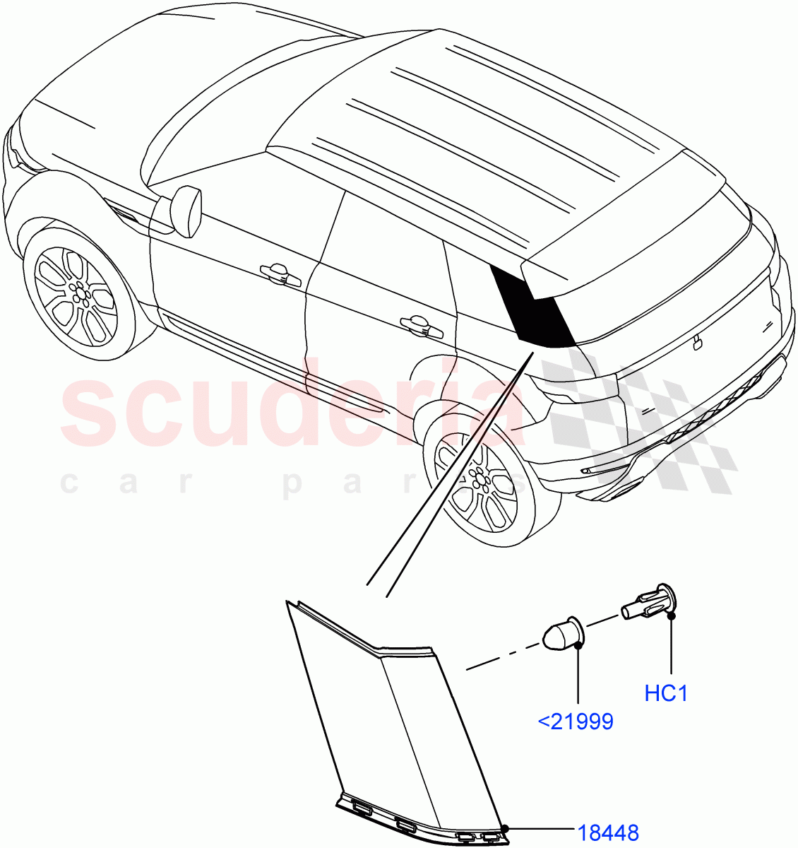 Luggage Compartment Door(Finishers)(Changsu (China))((V)FROMEG000001) of Land Rover Land Rover Range Rover Evoque (2012-2018) [2.0 Turbo Petrol AJ200P]