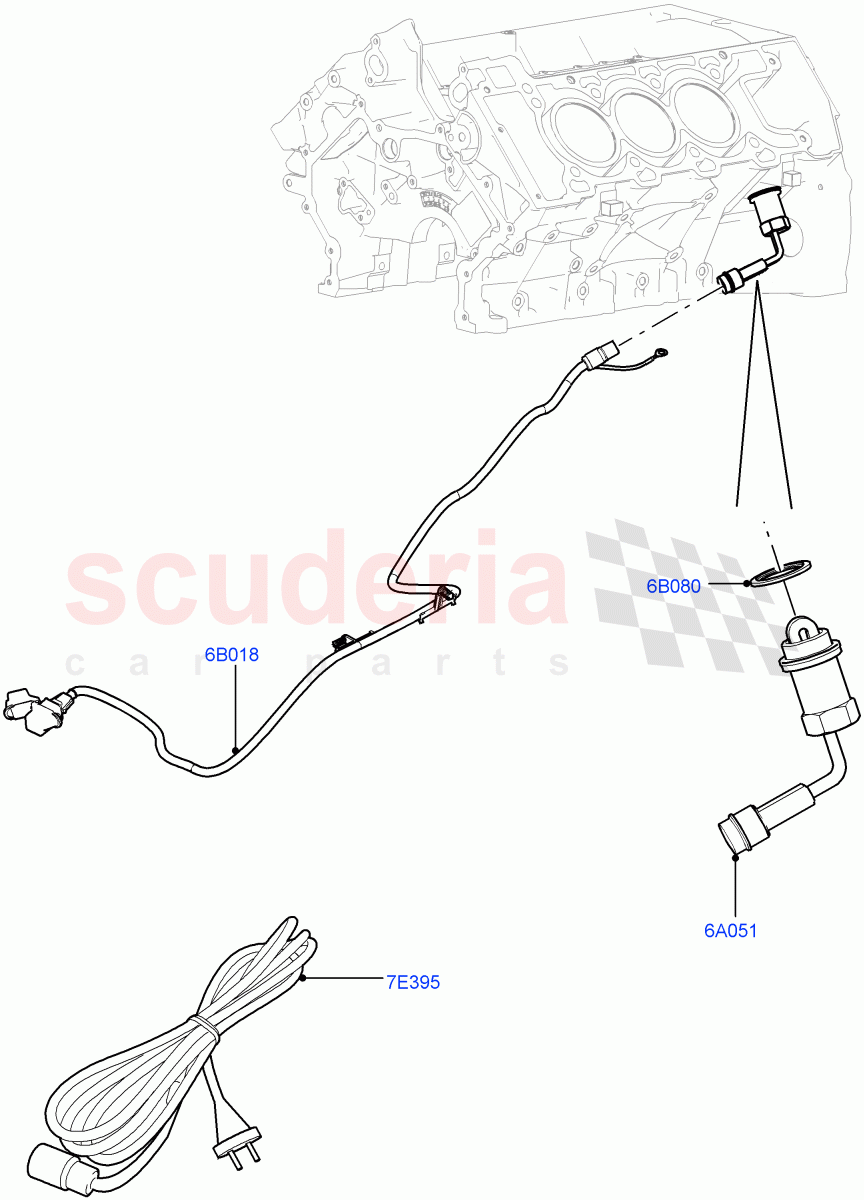 Engine Heater(3.0L DOHC GDI SC V6 PETROL,Immersion Heater - 700W / 110V) of Land Rover Land Rover Range Rover (2012-2021) [3.0 DOHC GDI SC V6 Petrol]