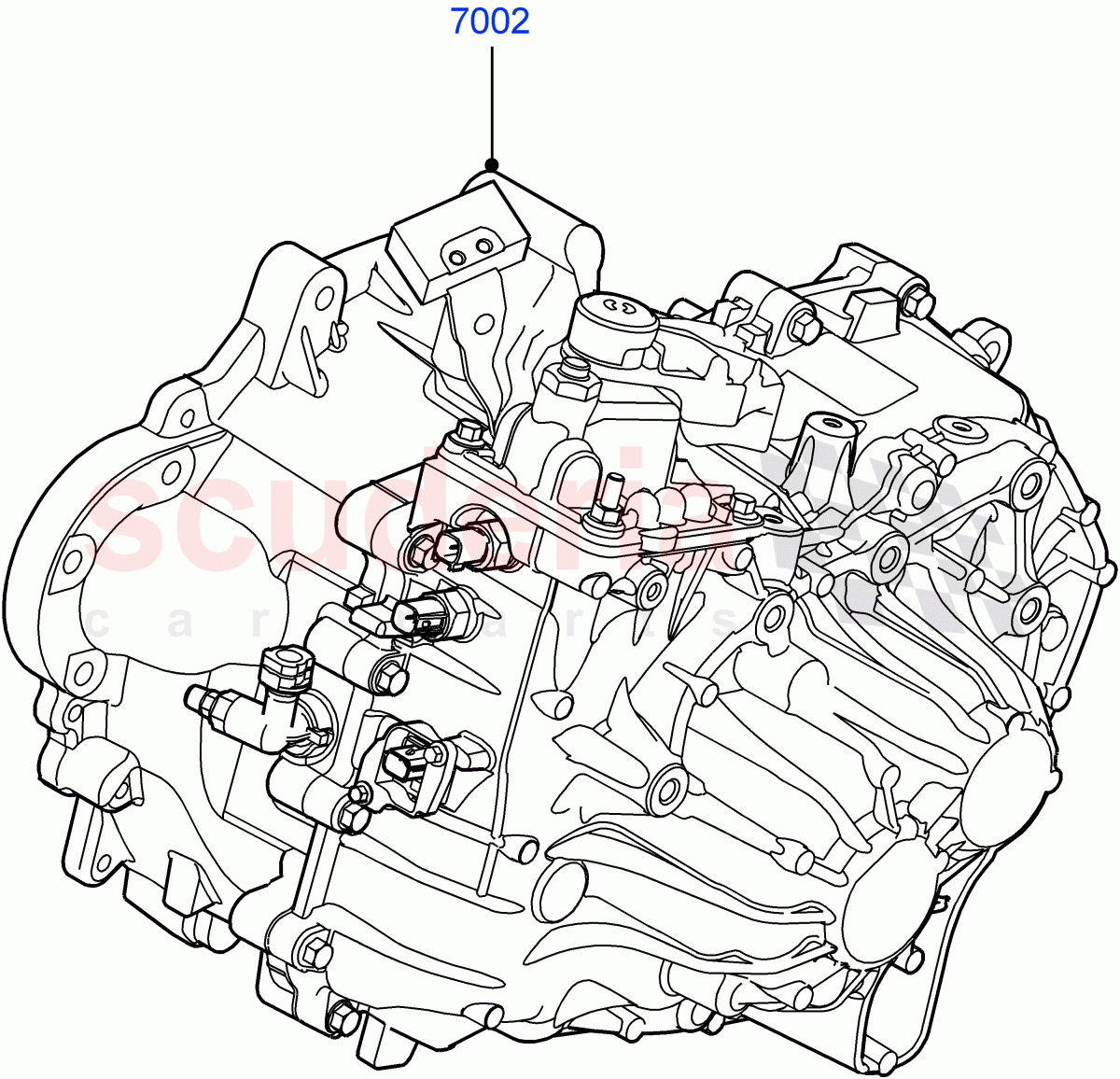 Manual Transaxle And Case(2.2L CR DI 16V Diesel,6 Speed Manual Trans M66 - AWD,Halewood (UK))((V)TOFH999999) of Land Rover Land Rover Discovery Sport (2015+) [2.0 Turbo Petrol GTDI]