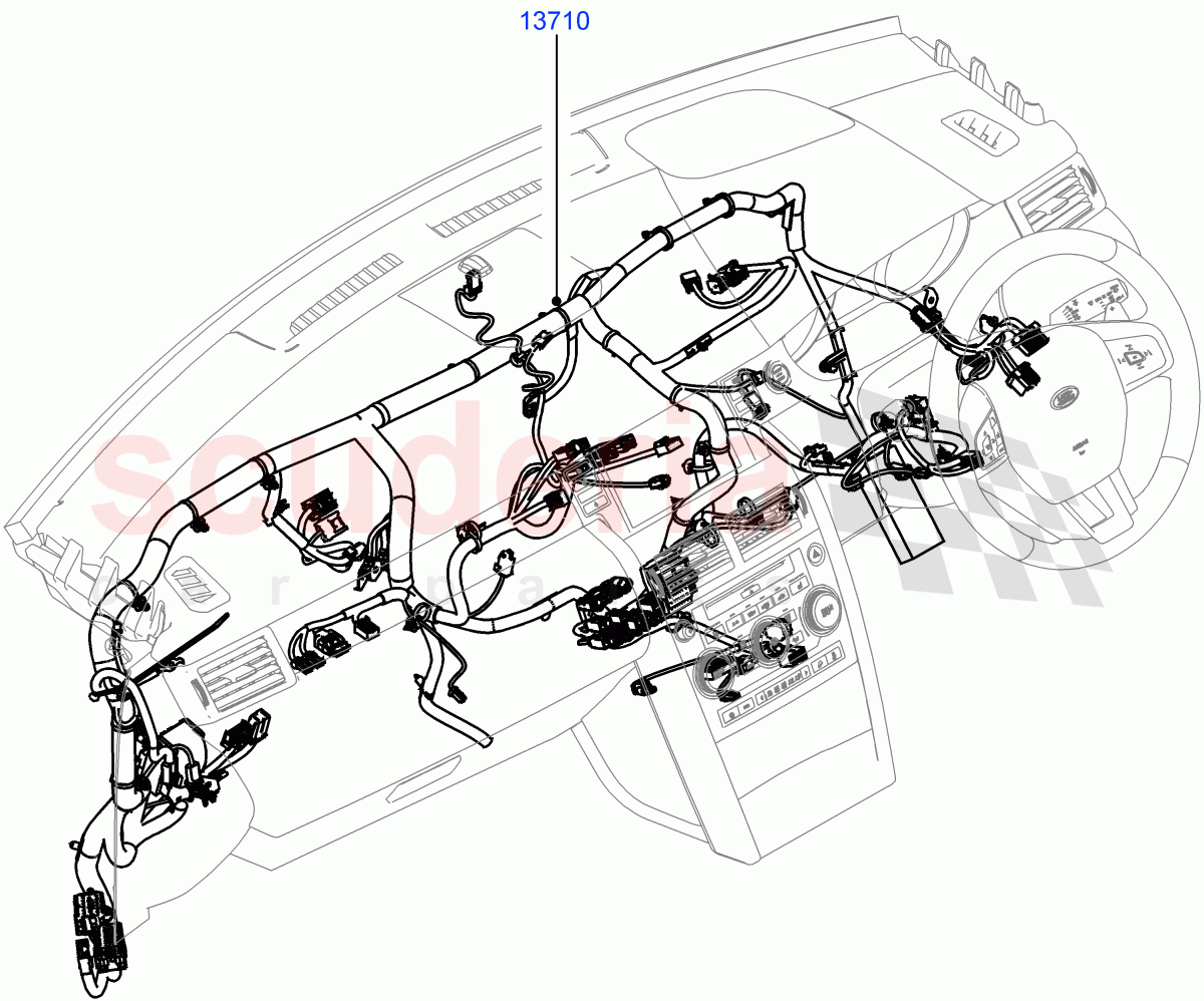 Electrical Wiring - Engine And Dash(Facia)(Itatiaia (Brazil))((V)FROMGT000001) of Land Rover Land Rover Discovery Sport (2015+) [1.5 I3 Turbo Petrol AJ20P3]