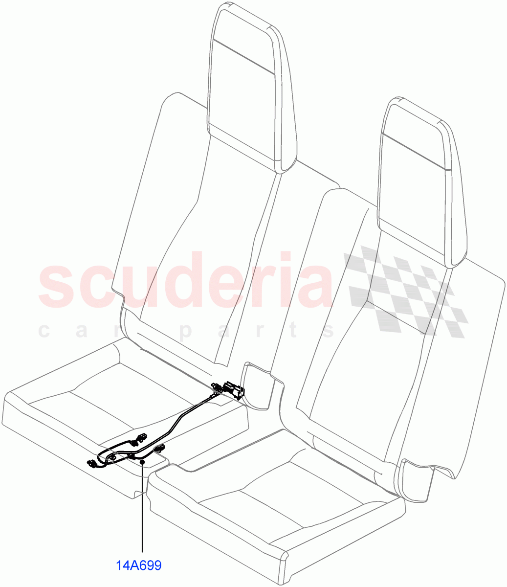 Wiring - Seats(Halewood (UK),With 7 Seat Configuration) of Land Rover Land Rover Discovery Sport (2015+) [1.5 I3 Turbo Petrol AJ20P3]