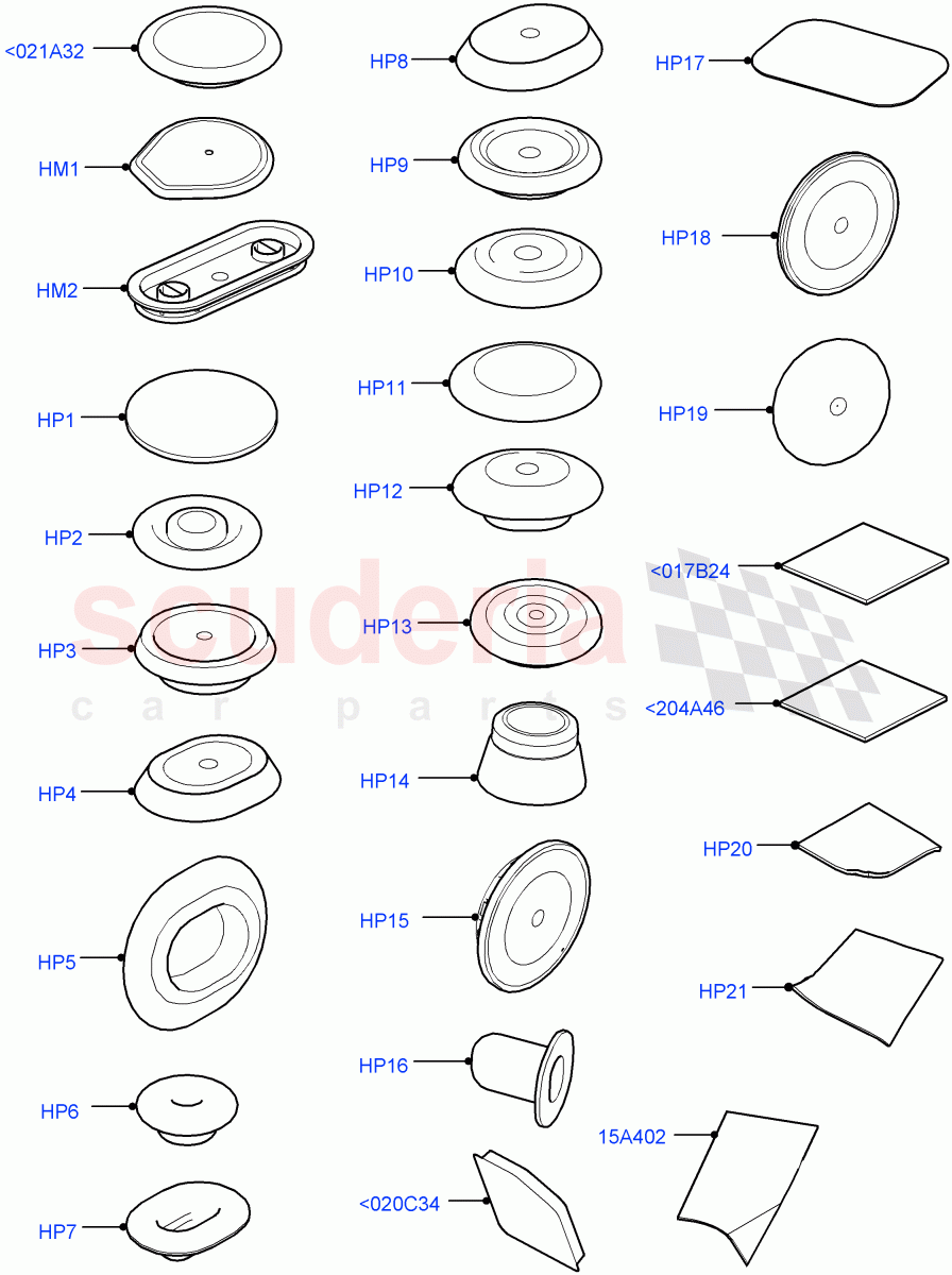 Plugs - Body(Changsu (China))((V)FROMFG000001) of Land Rover Land Rover Discovery Sport (2015+) [2.0 Turbo Diesel AJ21D4]