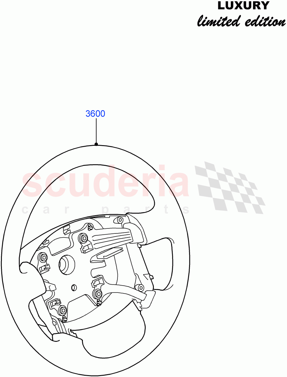 Steering Wheel((V)FROMCA000001) of Land Rover Land Rover Discovery 4 (2010-2016) [2.7 Diesel V6]