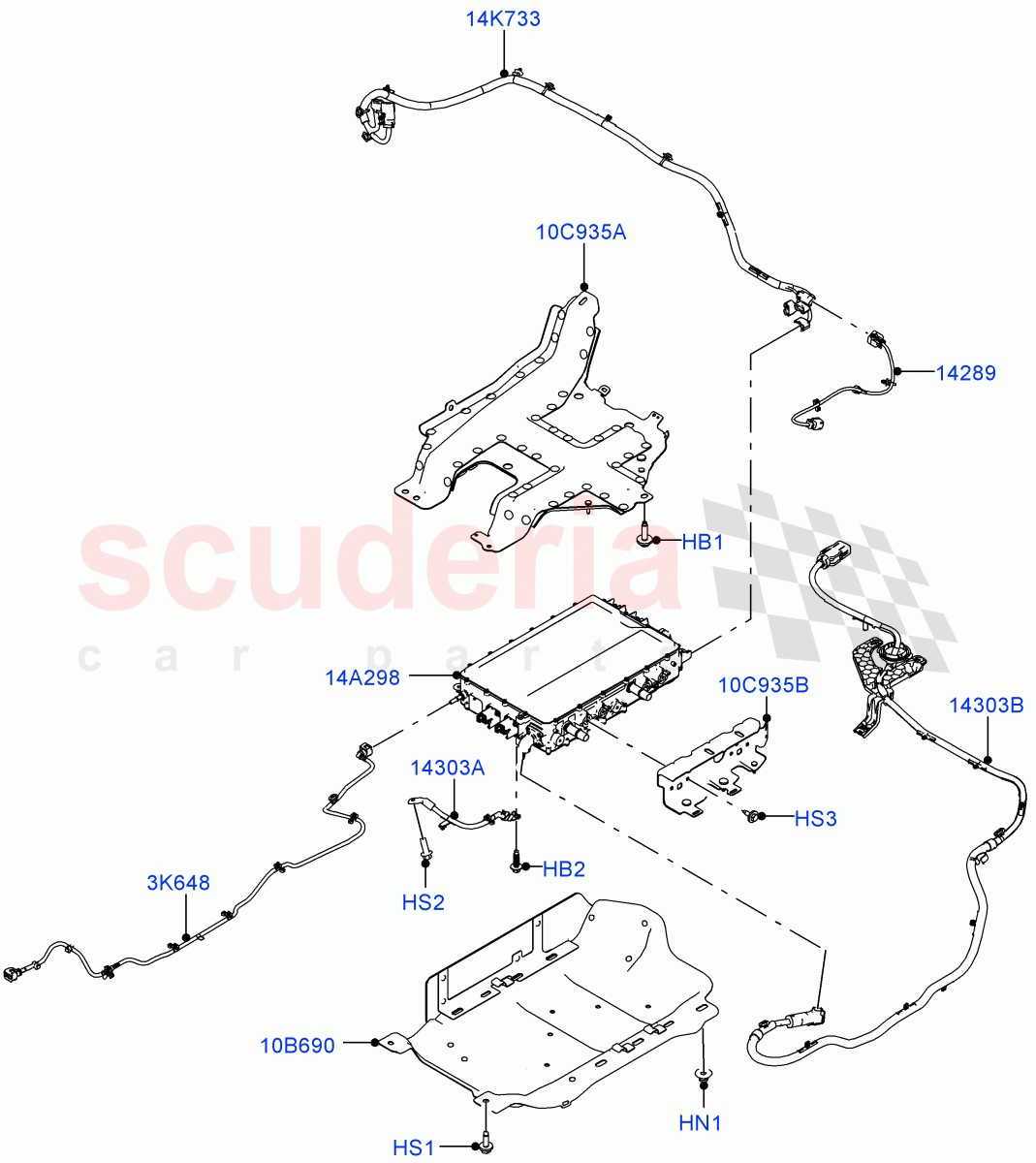 Hybrid Electrical Modules(Onboard Battery Charger And Charge Inlet)(Electric Engine Battery-PHEV)((V)FROMMA000001) of Land Rover Land Rover Range Rover Velar (2017+) [3.0 I6 Turbo Diesel AJ20D6]