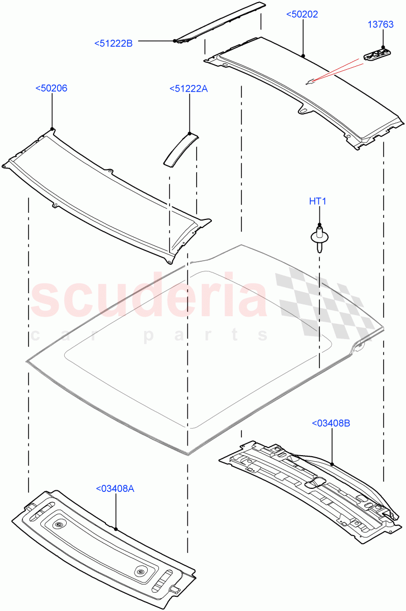 Roof - Sheet Metal(With Roof Conversion-Panorama Power,Changsu (China),With Roof Conversion-Panorama Roof)((V)FROMFG000001) of Land Rover Land Rover Discovery Sport (2015+) [2.0 Turbo Petrol GTDI]